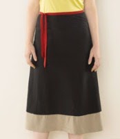 Free Sewing Patterns: Faux Drawstring Skirt