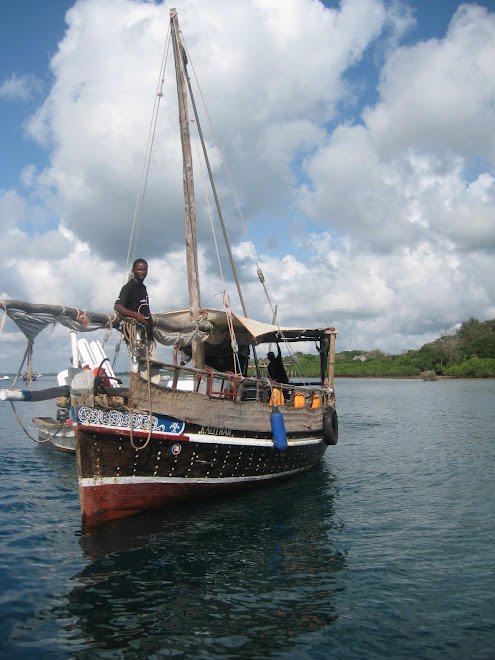 The dhow we took snorkeling