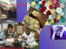 Teen drug collage