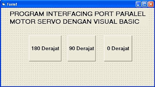 program port paralel motor servo dengan vb