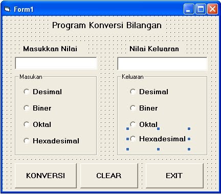 Dunia Pemrograman Kata Kata Mutiara Dan Kata Kata Bijak Dunia Islami Membuat Aplikasi Konversi Bilangan Dengan Program Vb