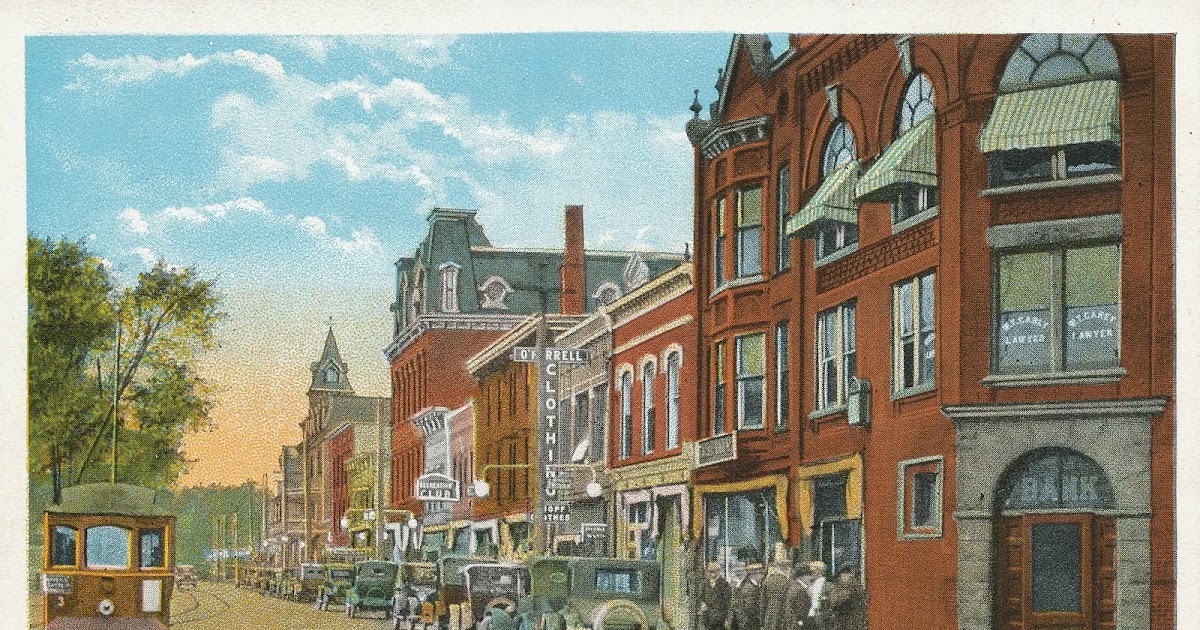 The Daily Postcard Streetcar Sunday Sayre, Pennsylvania
