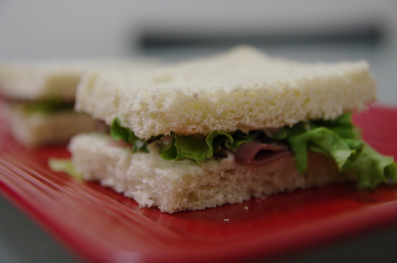 A Blog About Food Roast Beef Finger Sandwiches with Herb Cream
