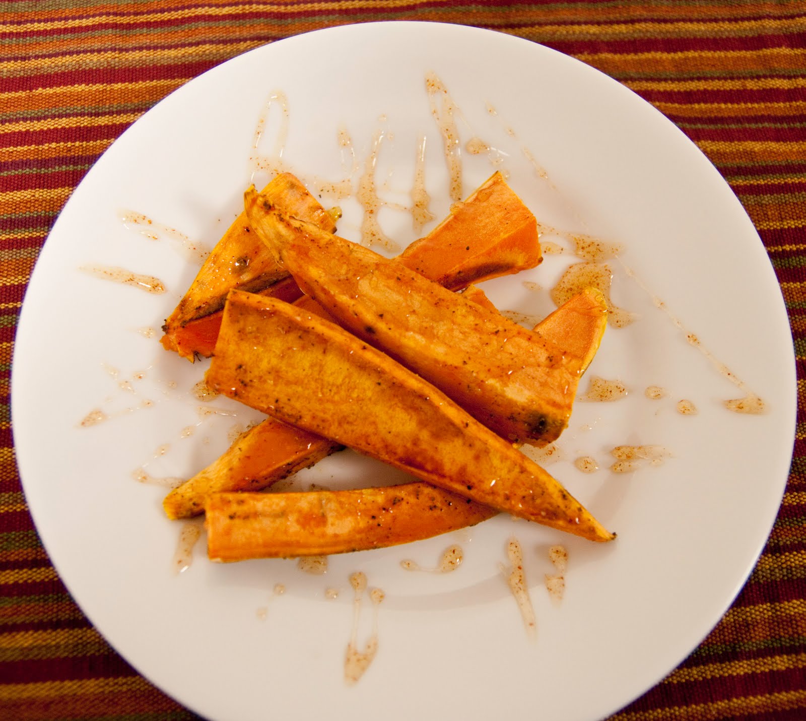 A Blog About Food Sweet Potato Fries with HoneyCayenne Glaze