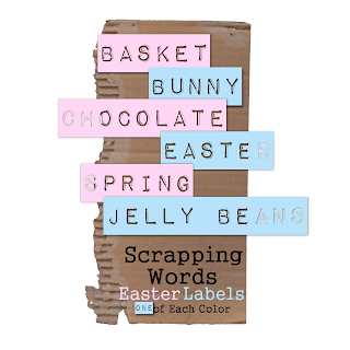 digital scrapbooking freebies   Easter Labels