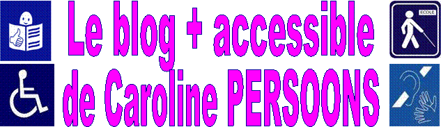 Le blog + accessible de Caroline PERSOONS