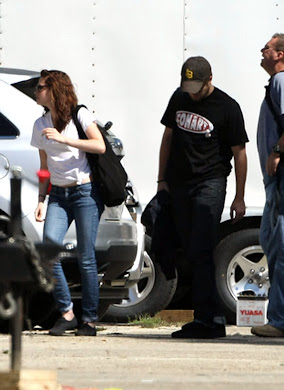 Robert y Kristen en Lusiana en el Set de Preparación de Breaking Dawn