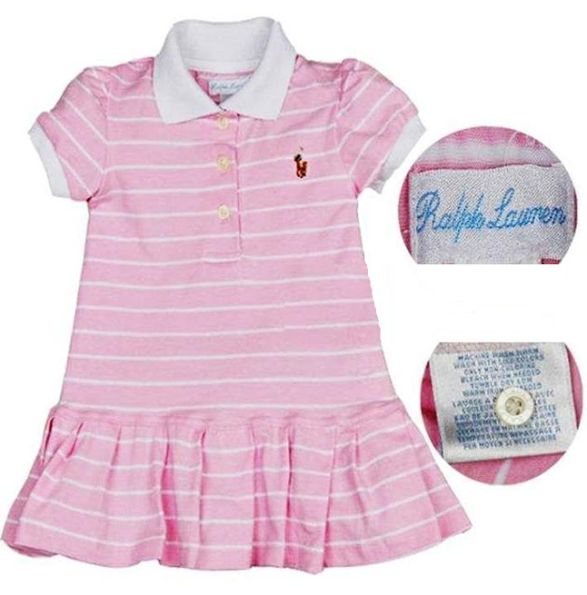 polo stripes babby dress