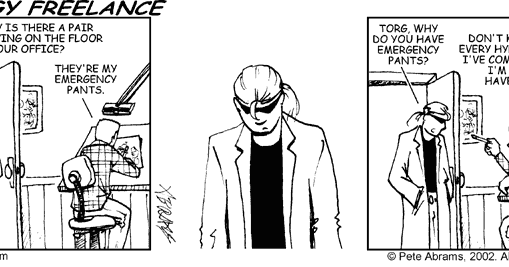today on the interwebs sluggy freelance