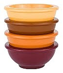 Stackable kitchen bowls