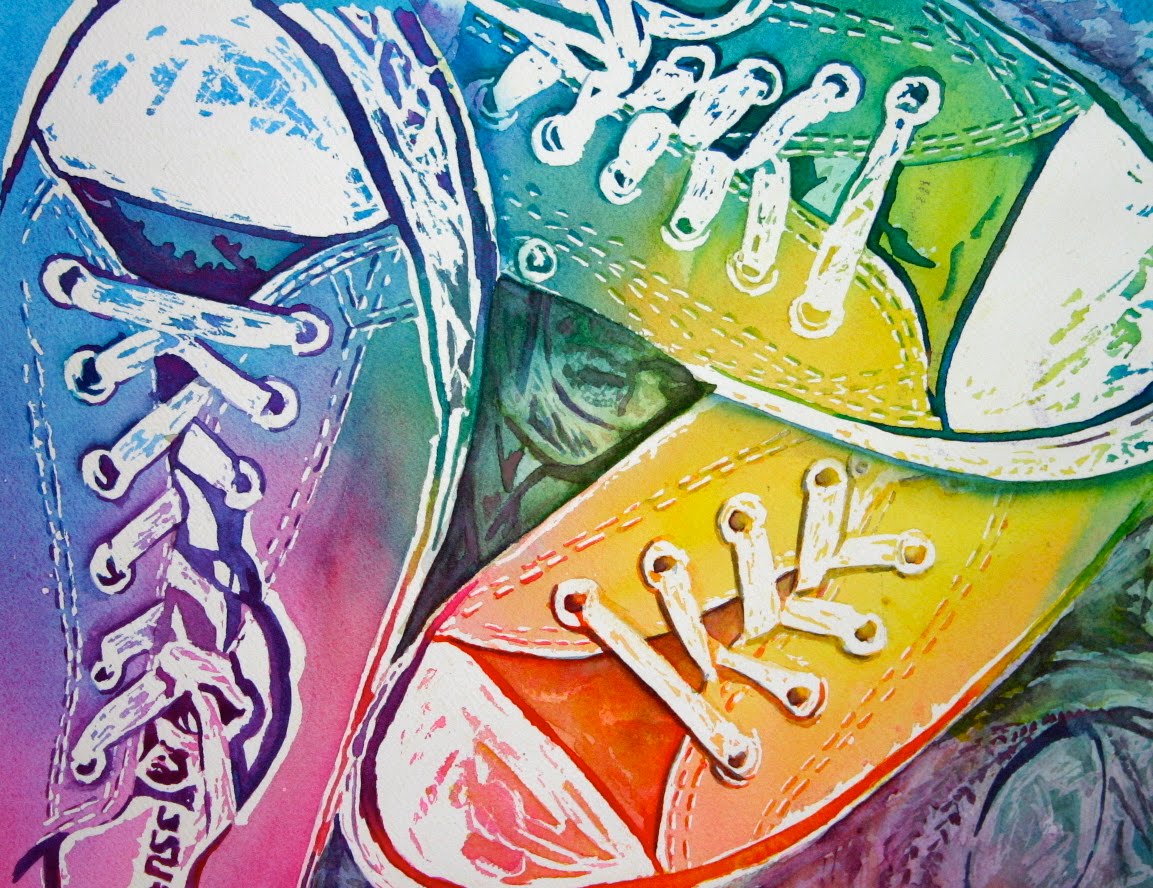 Painting Converse