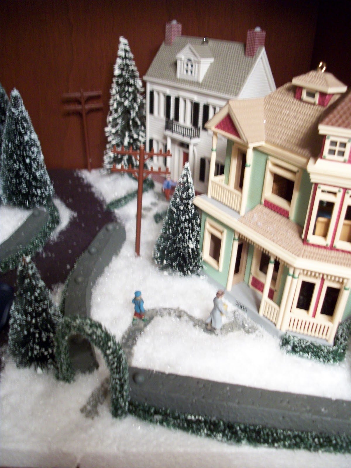 the average designer Displaying Nostalgic Houses and Shops by Hallmark