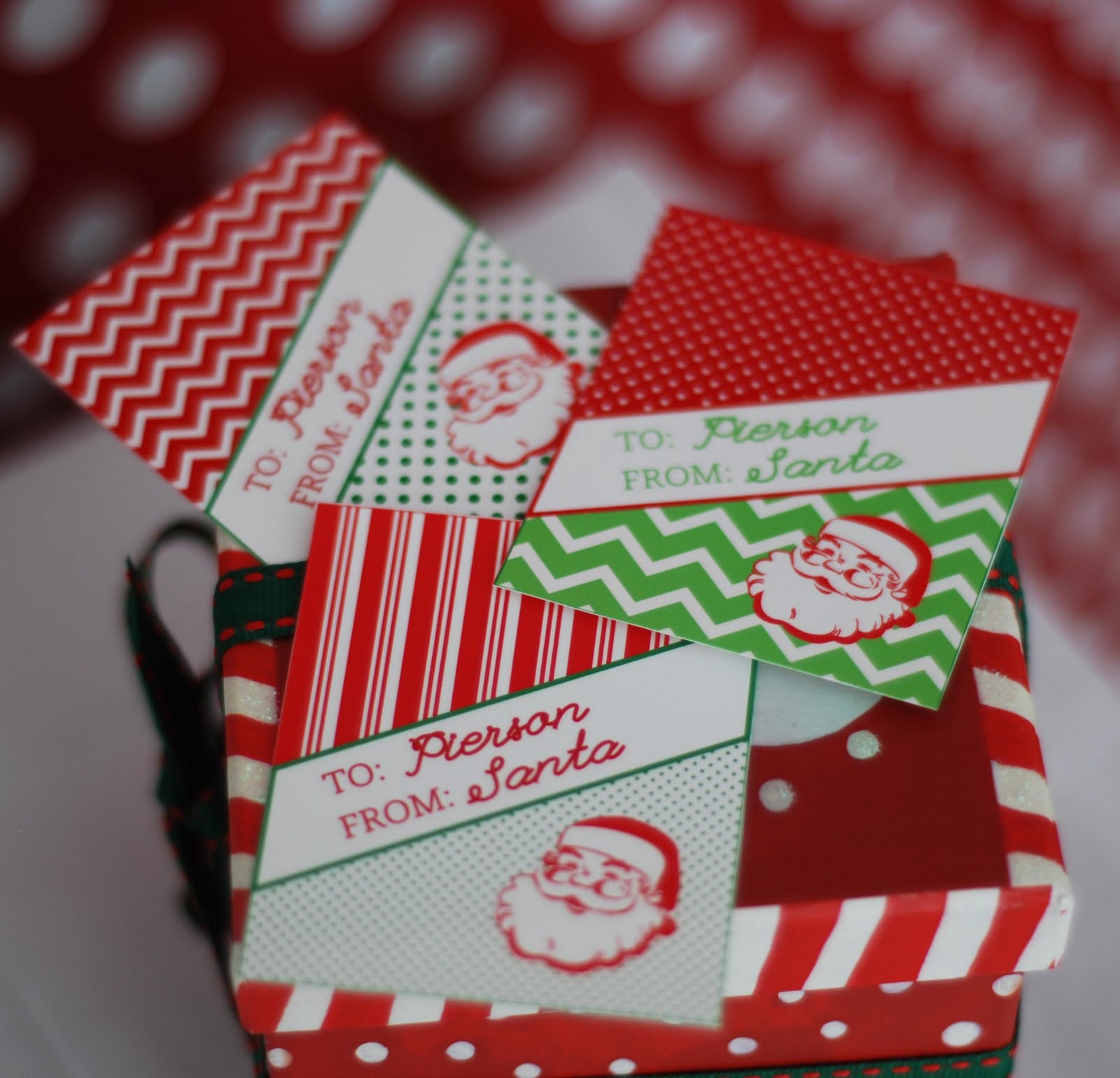 printable vintage from santa gift tags anders ruff custom