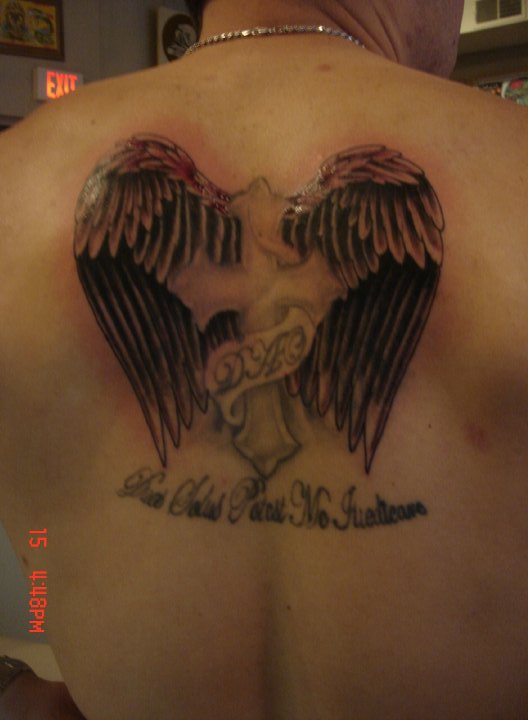 And my tattoo looks like this.