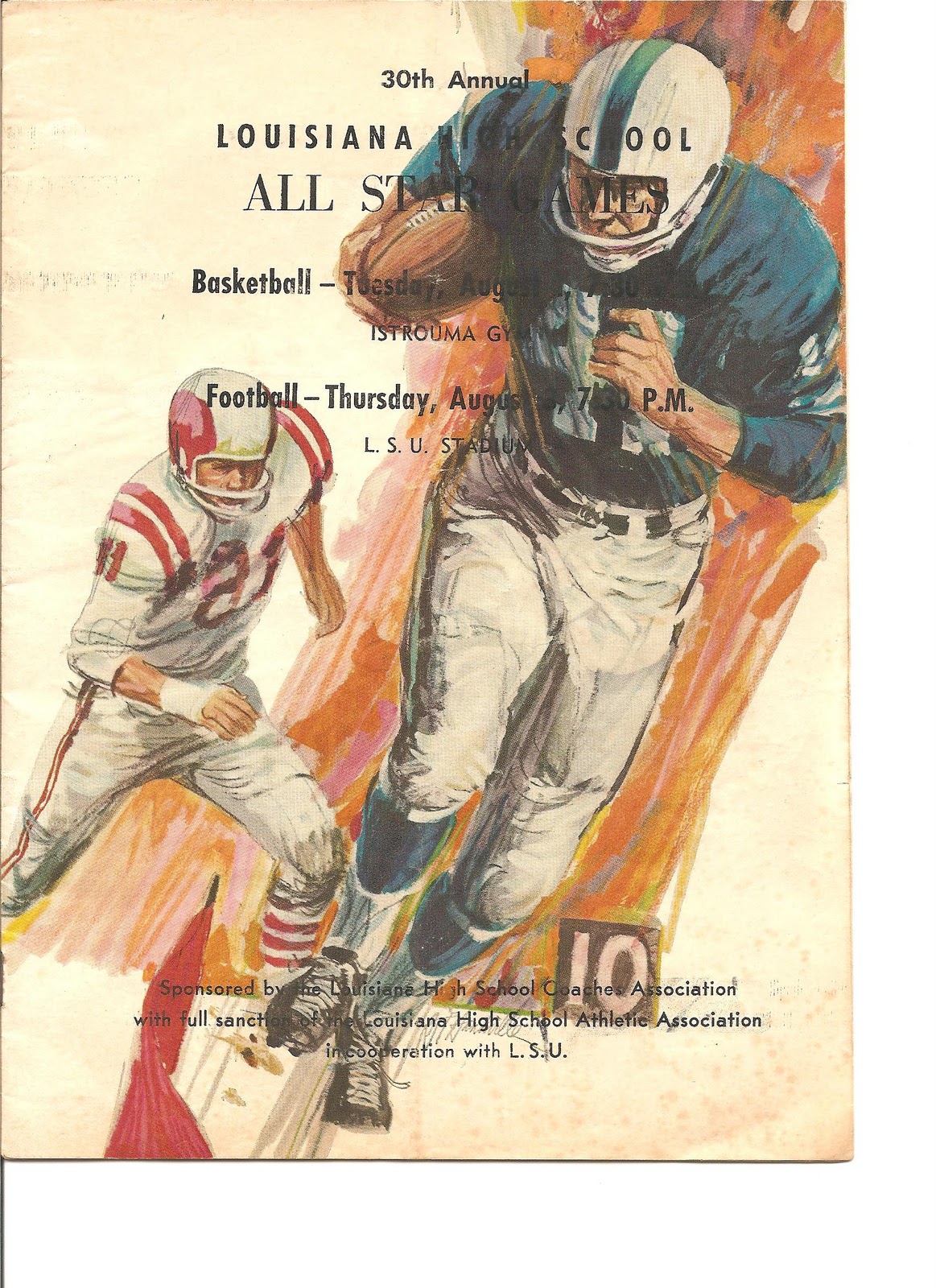 PrunePicker 1967 Louisiana High School Football All Star Game