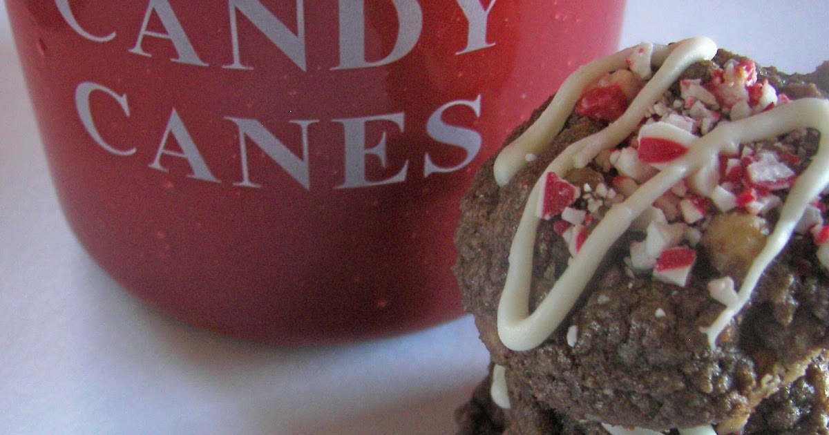 Red Couch Recipes Peppermint Crunch Double Chocolate Cookies