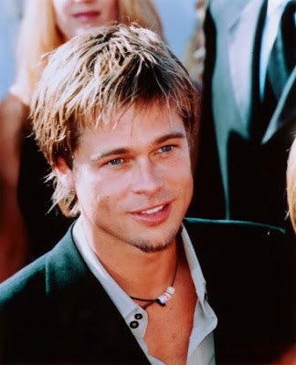 brad pitt 2010 hairstyle. Chipped Ends - Brad Pitt wore this style at the Cine Vegas Opening Night of 