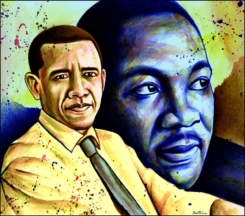 [Obama+-+Luther+King+(Ben+Heine)]