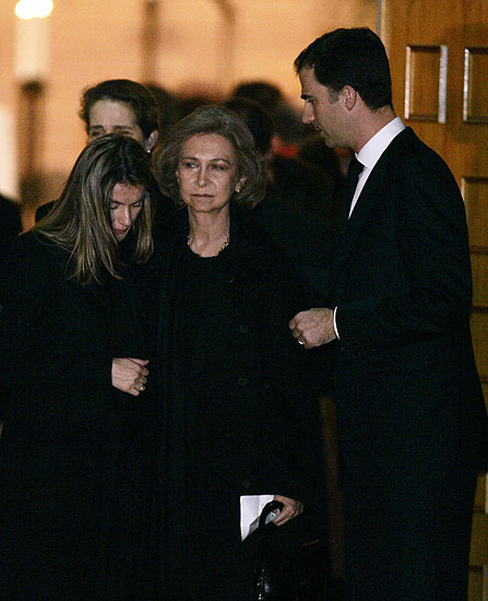 Princesa Letizia: Erika's Funeral