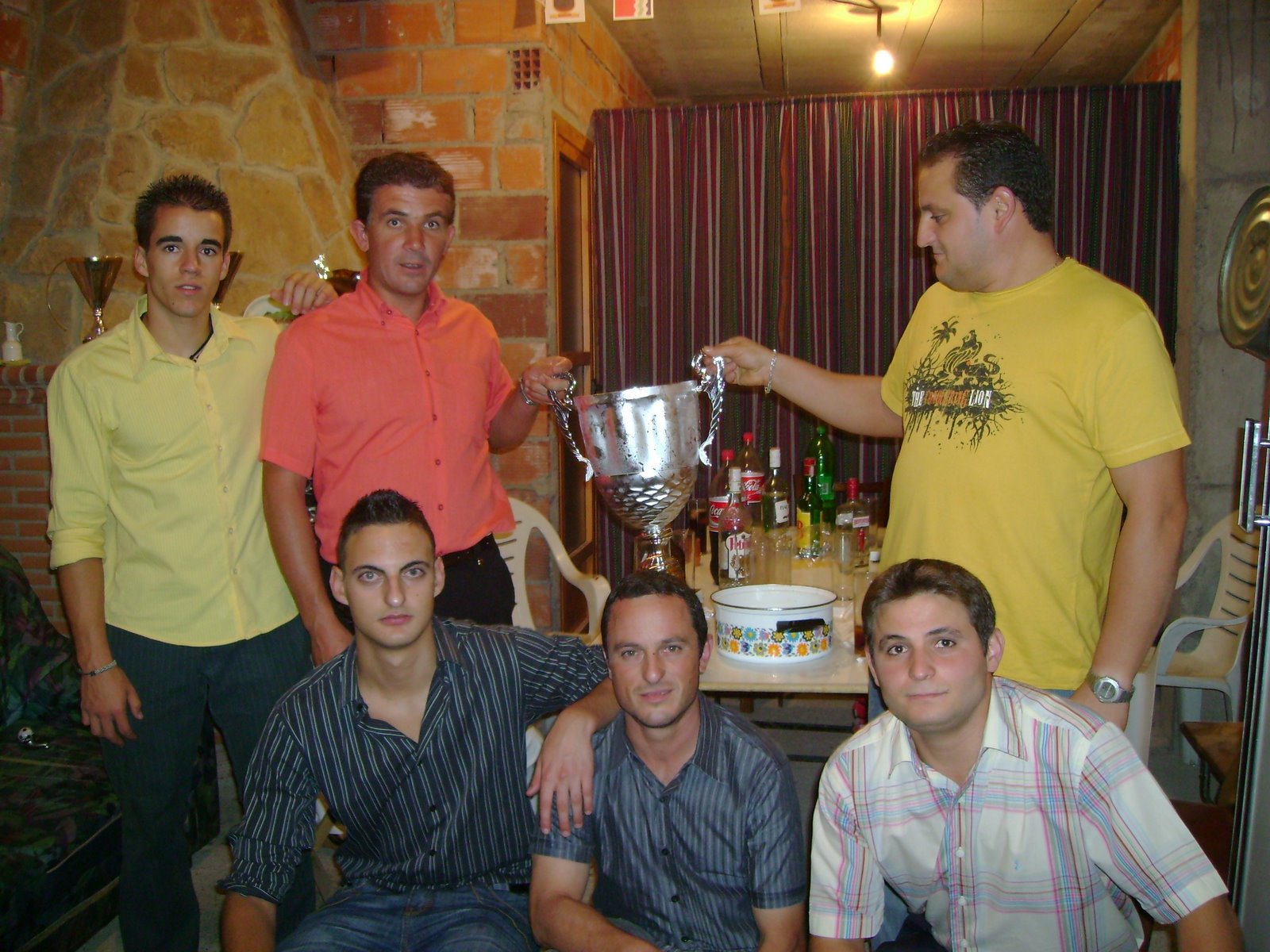 con el trofeo de campeon santa rosa 2007