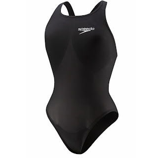 Competition Swim-Dive Jammers in Gloss Black Stretch vinyl/nylon/lycra