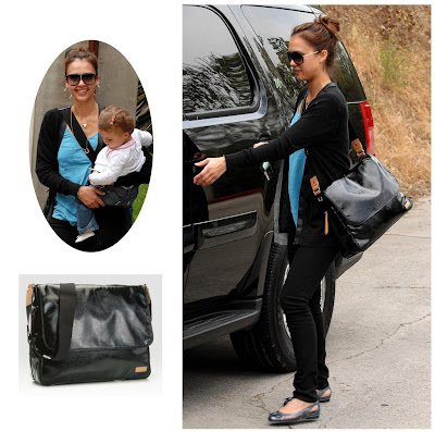 Leather Baby Bags on Style  Jessica Alba And The Storksak Dori Patent Leather Baby Bag