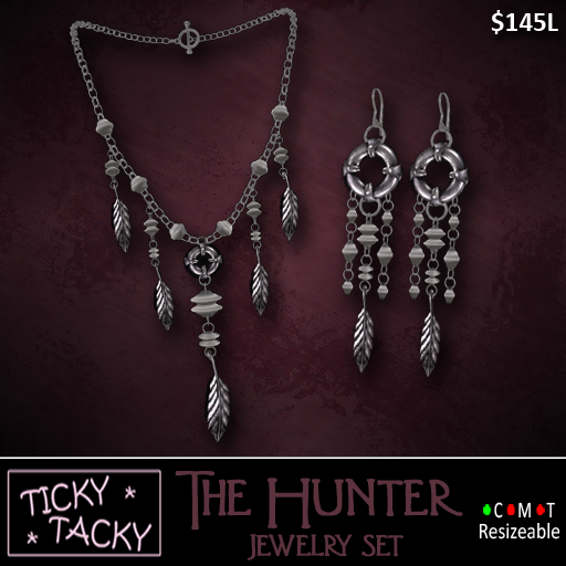 *Ticky Tacky* The Hunter Jewelry Set * Ticky Tacky