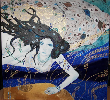 Serpent d'eau d'après Klimt