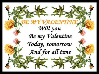 CREATIVE EXPRESSIONS by INJETE: Valentines Love Verses