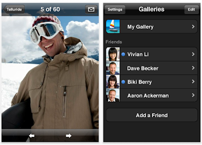 MobileMe Gallery iPhone App