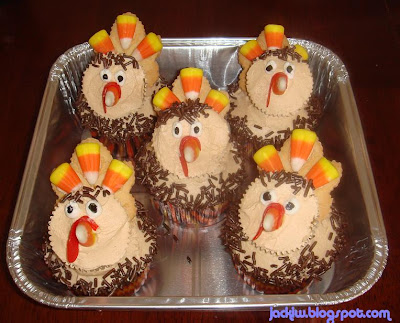 Jacki S Bento Blog Thanksgiving Turkey Cupcakes