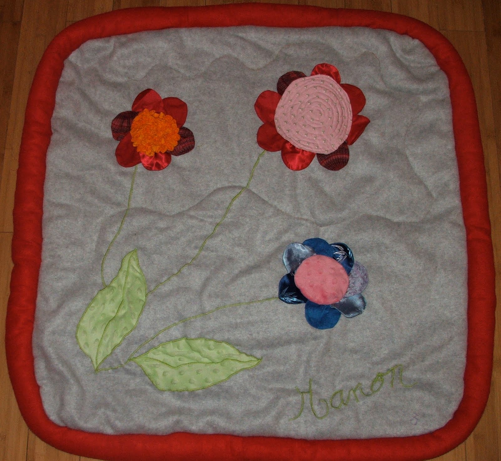 Artfully Caroline Baby activity blanket (past projects)