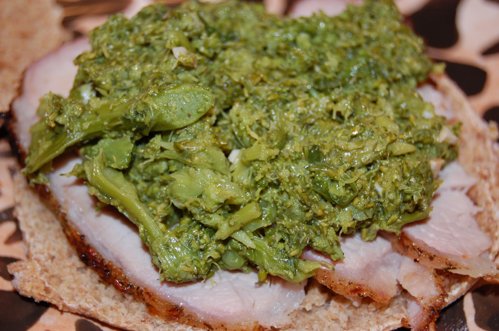 Scratch.Love Roasted Pork Sandwich with Broccoli Rabe, Roasted Red