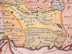 عام 1730م خريطة بلوشستان المستقلة