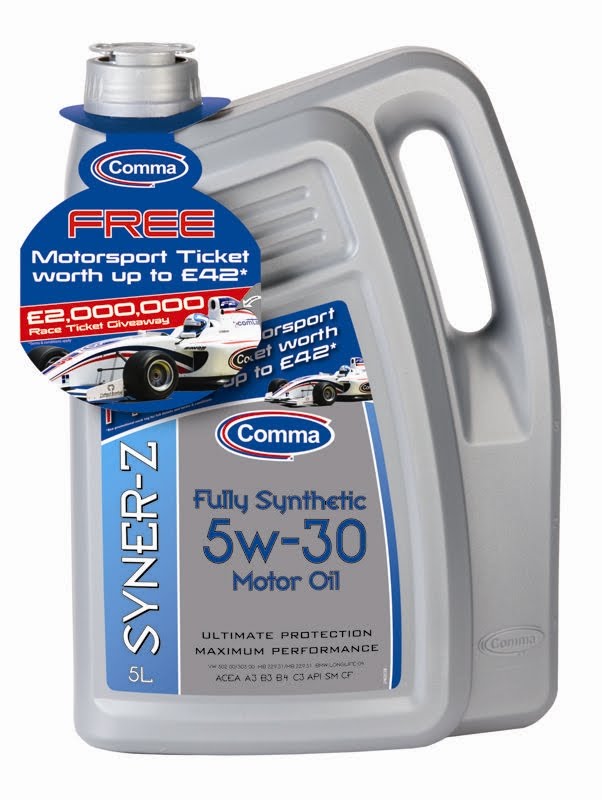 News - CAAR: Free Motor Racing Tickets From Comma Oil