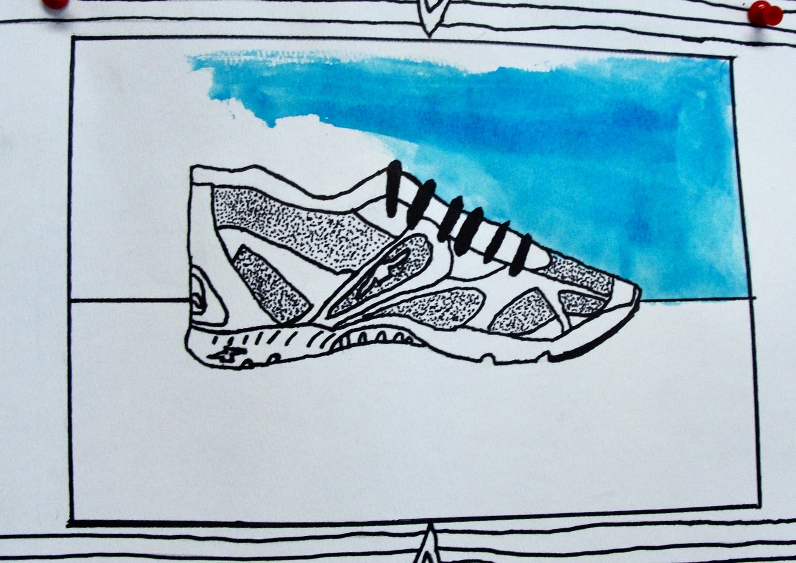 Contour Line Drawing Th Grade : Da vinci s wings th grade contour construction line