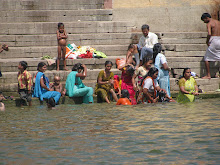 bathing in the Ganga