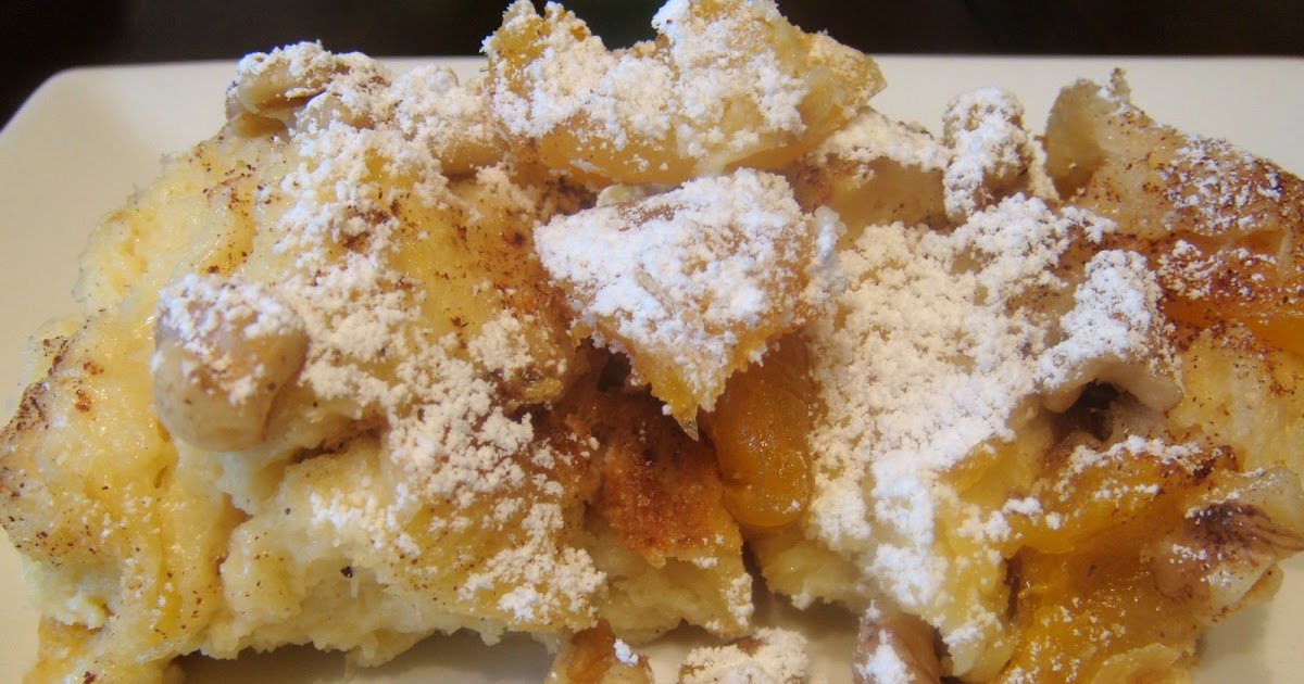 I Pray to Feta Tsoureki Apricot Bread Pudding