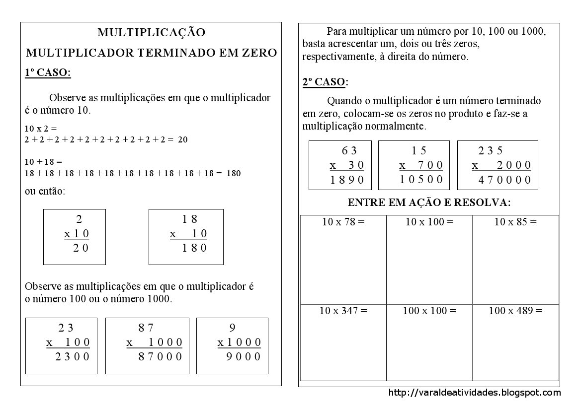 Caderno de Atividades da Tabuada do 2 – Multiplicação