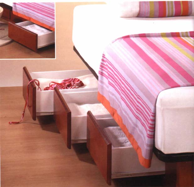 Camas con cajones que ahorran espacio drawer bed : dormitorios