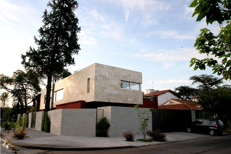 Planos De Casas Modernas. FACHADA DE CASA EN ESQUINA