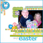Today I also have a layout to share that I created with the new Happy Easter . happyeaster layout