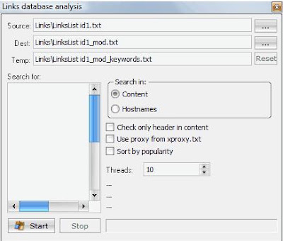 links database analysis
