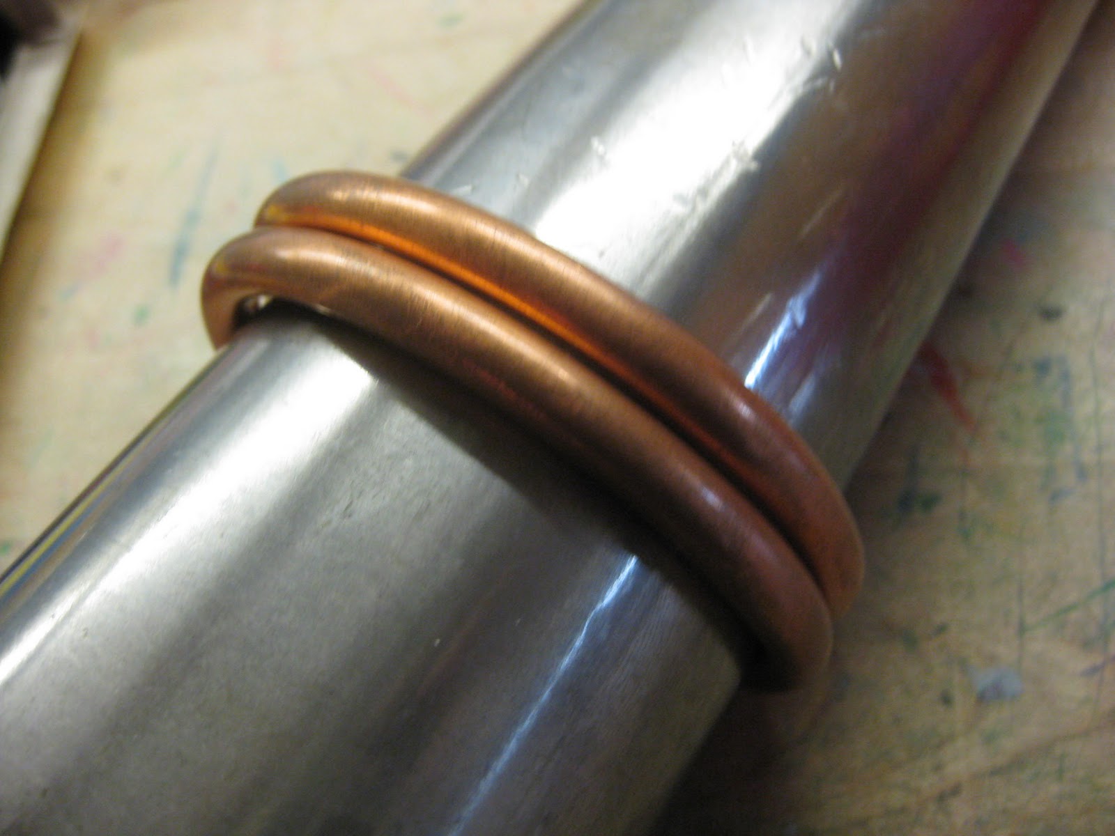 New Jewelry A Day Make a Bangle Bracelet from a Copper Pipe
