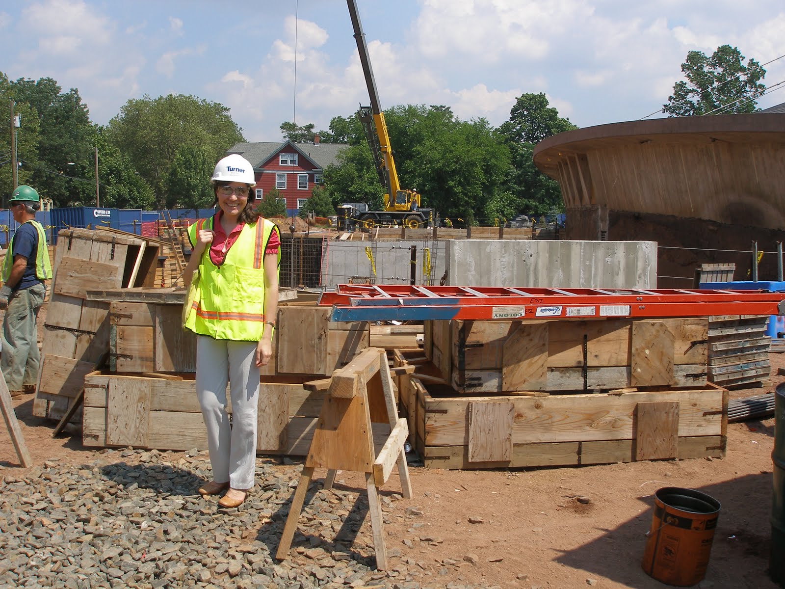 Yale Hockey Rink construction