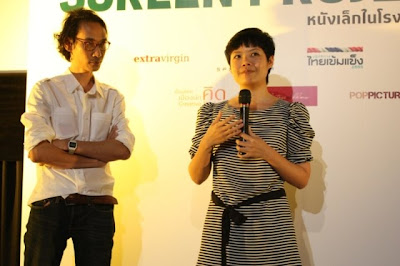 Kong and Anocha at the launch of the Director's Screen Project 2010.