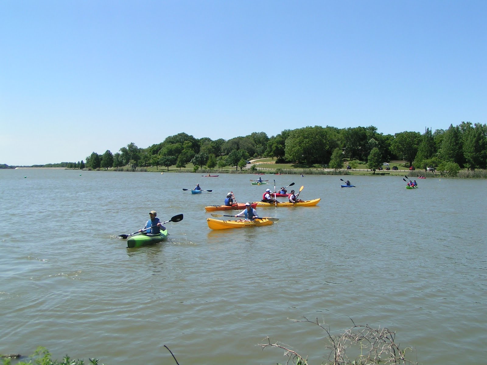 White Rock Lake Adventure View from Passenger Window