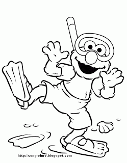 Gangster Elmo Coloring Pages Coloring Pages