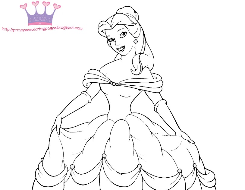 PRINCESS COLORING PAGES | Design Magazine