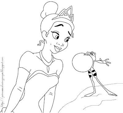 the princess and the frog coloring pages. Princess Coloring Pages brings